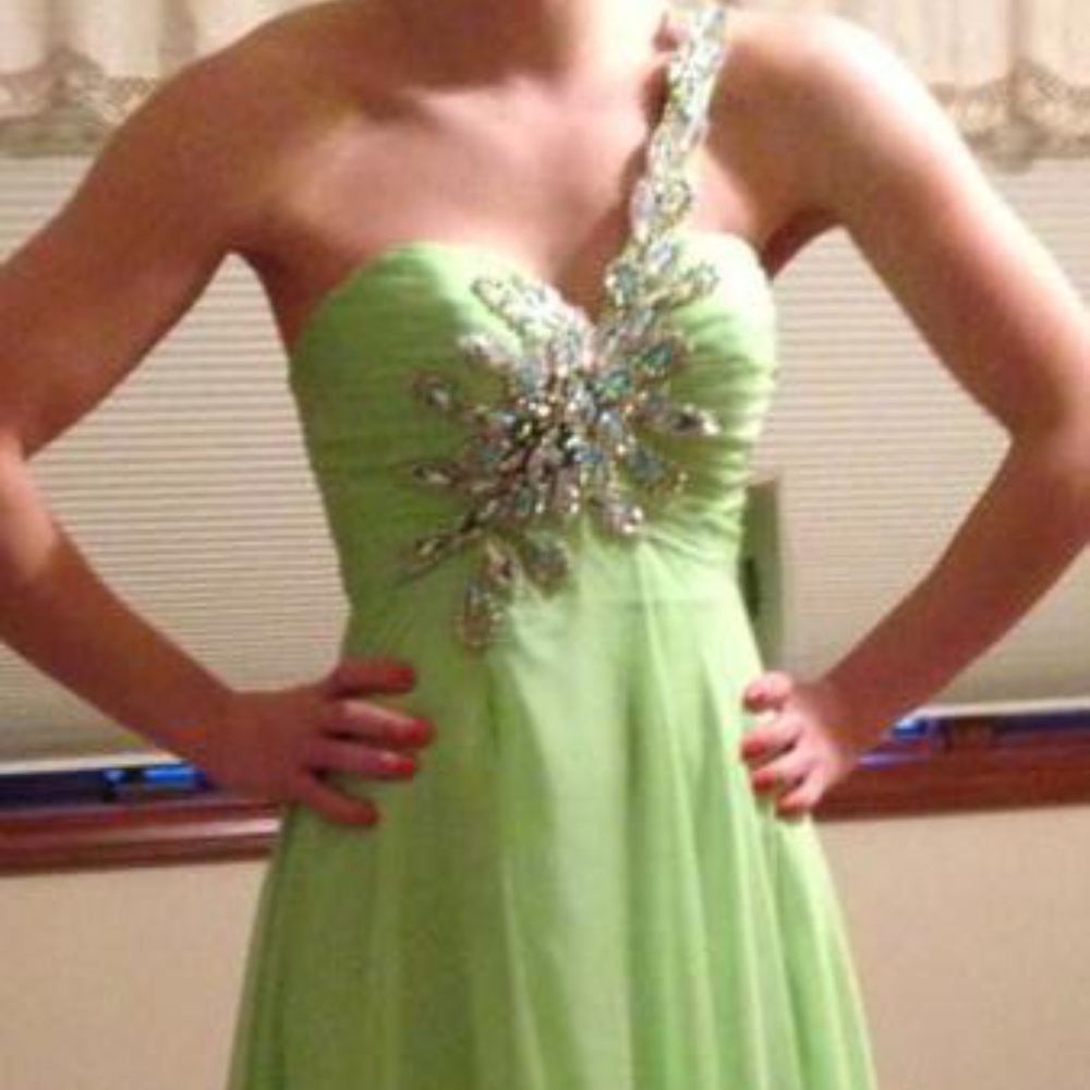 Sequenced Prom Dress - Picture 2 of 8